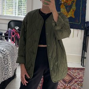 TNA Quilted Sherpa Pratt Jacket